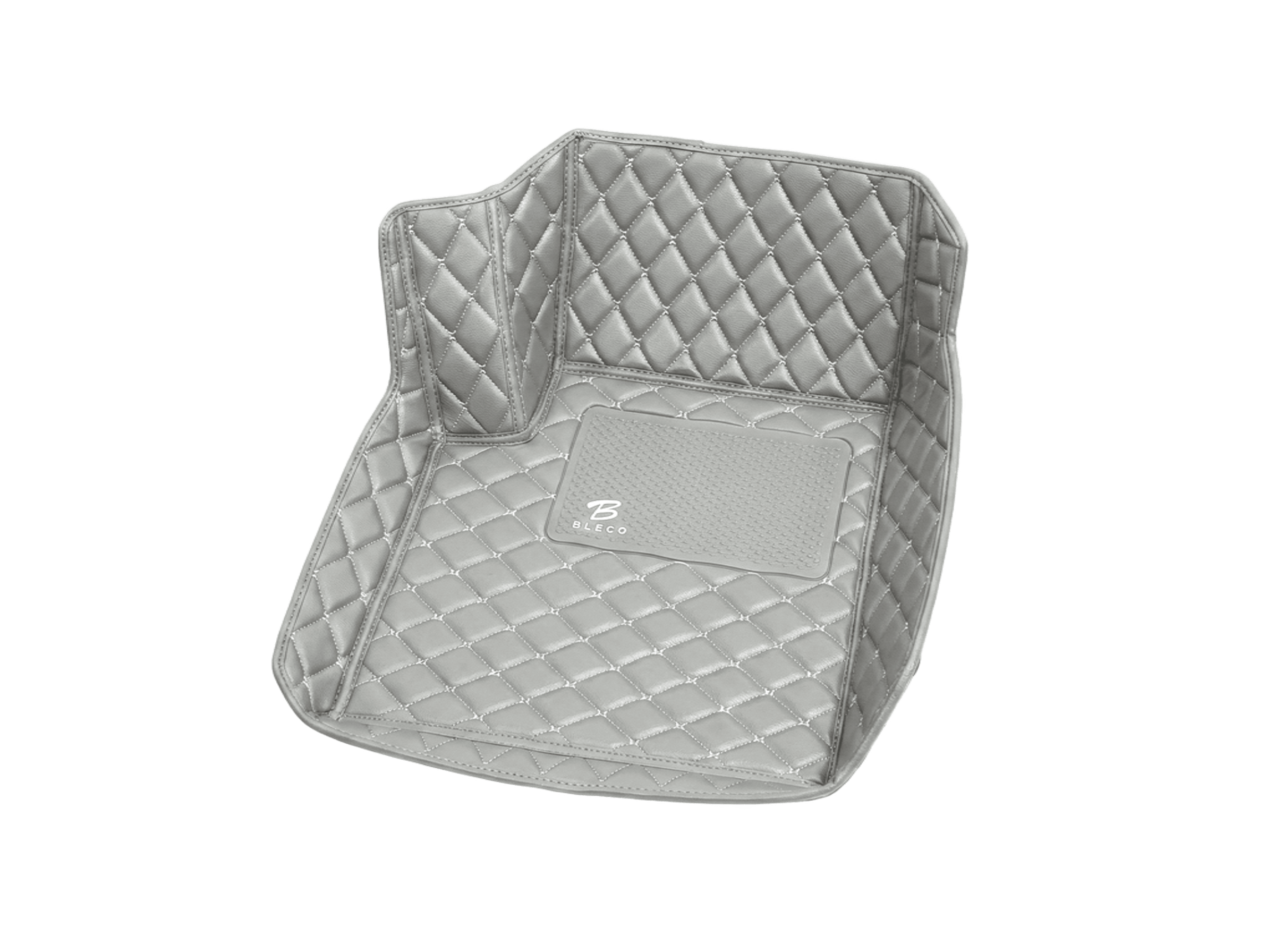 تلبيسة الدايموند - رصاصي مطرز بنسيج بيج